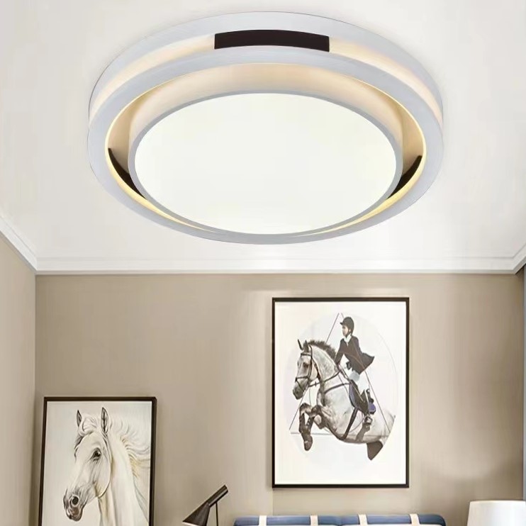 Illuminated ultra bright circular ceiling light